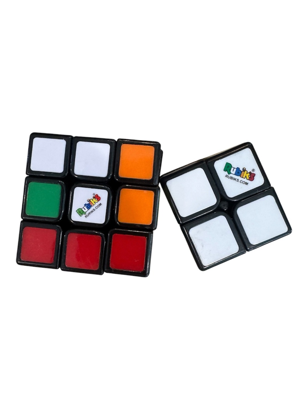Rubik's 2-Piece Mini Puzzle Set - Full size and Mini Cubes